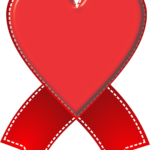 A Red Heart-A Beautiful Embossing Design