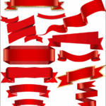 www.pngcut.comRed ribbon Image