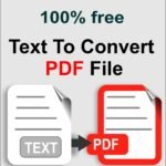 Text To Convert pdf file