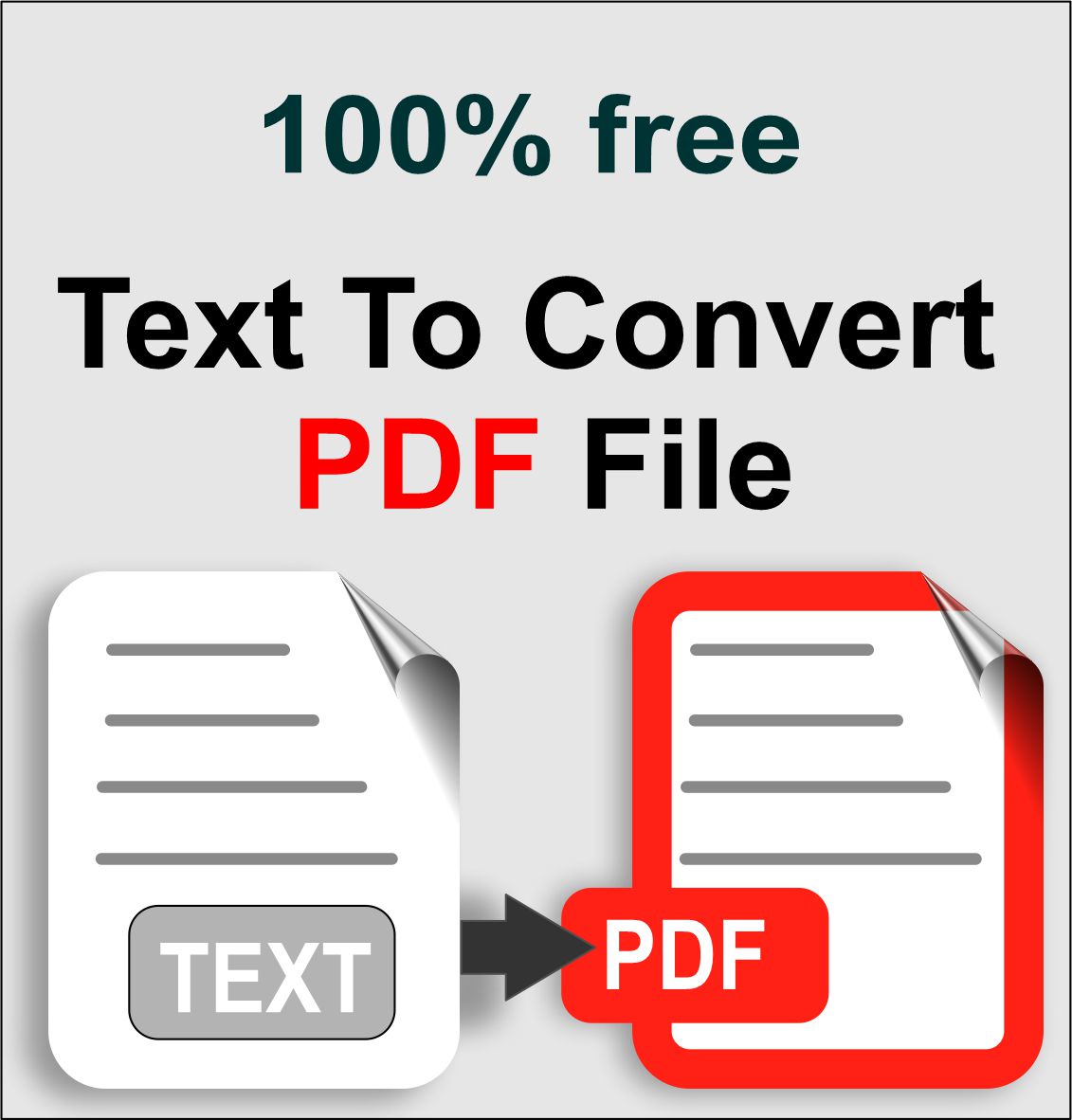 Text To Convert pdf file