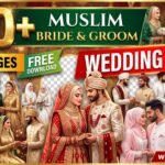 Muslim wedding couples collage thamb
