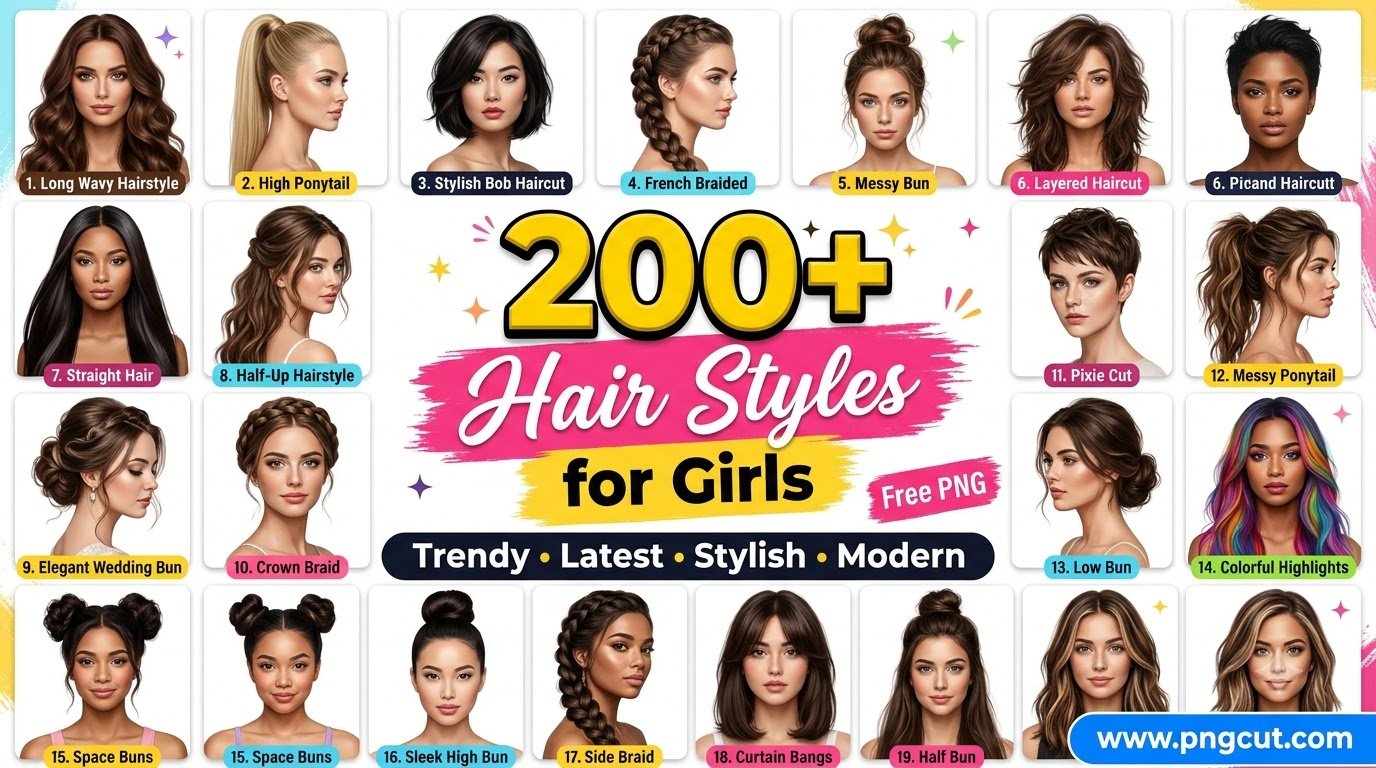 200+ Hair styles for girls free image